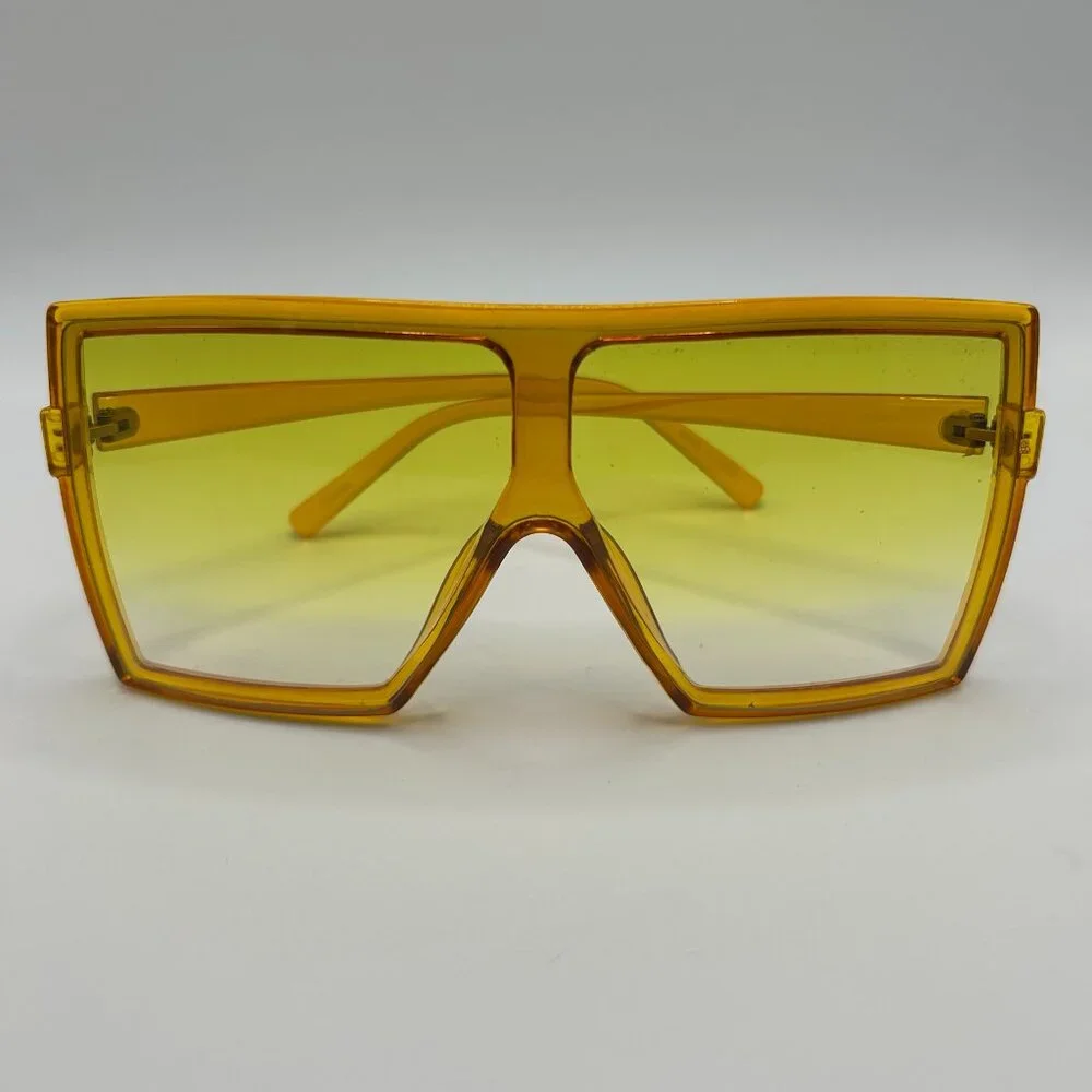 Women’s Yellow Shield Sunglasses